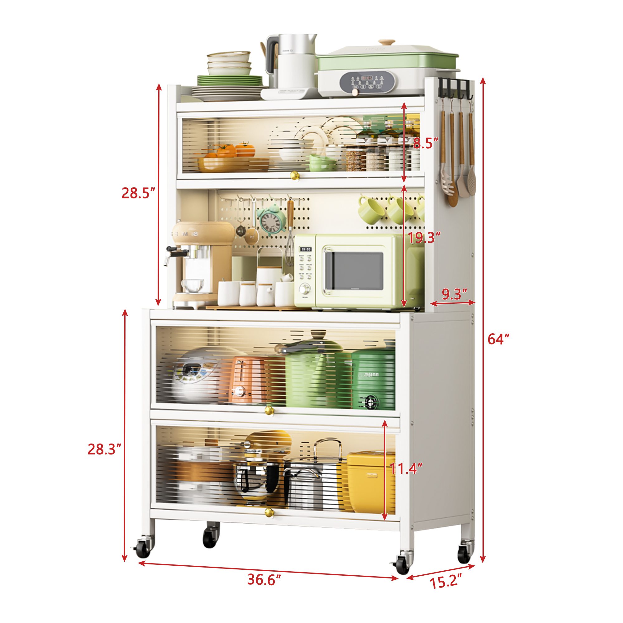metal storage shelves - Image 4