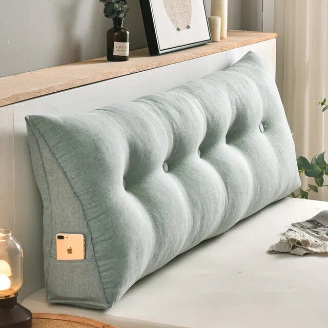 Headboard Pillow Triangle Cushion Backrest Pain Relief Sofa Waist Cushion Wedge Sleeping Pillow for Decorative Pillows for Bed - Image 31