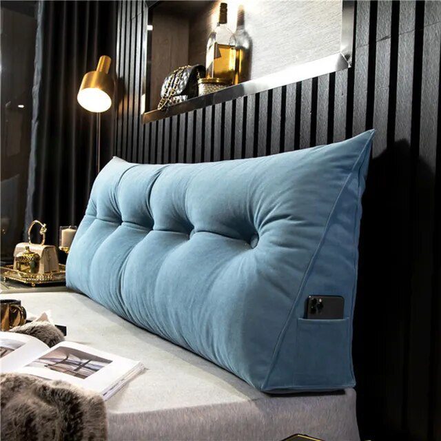 Headboard Pillow Triangle Cushion Backrest Pain Relief Sofa Waist Cushion Wedge Sleeping Pillow for Decorative Pillows for Bed - Image 15