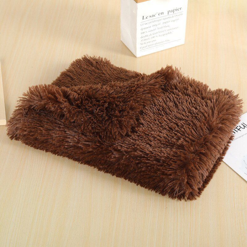 Fluffy Plush Dog Blanket Pet Sleeping Mat Cushion Mattress Extra Soft Warm Pet Throw Blankets for Small Medium Large Dogs & Cats - Image 28