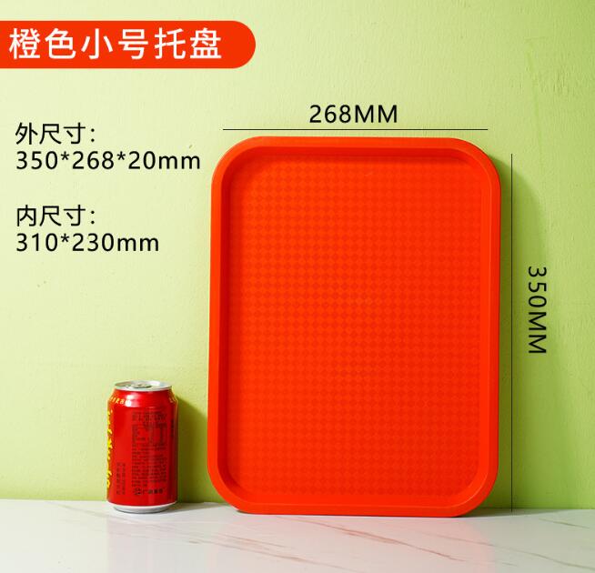 3 SIZE Large Foodservice Tray, Rectangular food trays Plastic Drink Serving Tray for Serving Drinks Snacks Tea - Image 6