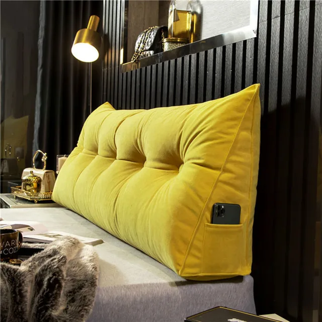 Headboard Pillow Triangle Cushion Backrest Pain Relief Sofa Waist Cushion Wedge Sleeping Pillow for Decorative Pillows for Bed - Image 13