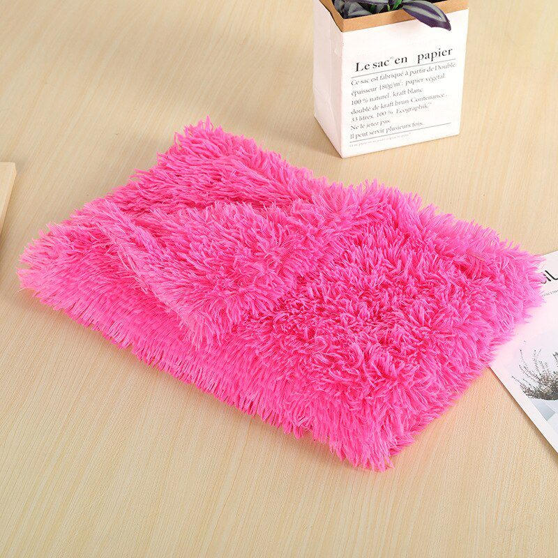 Fluffy Plush Dog Blanket Pet Sleeping Mat Cushion Mattress Extra Soft Warm Pet Throw Blankets for Small Medium Large Dogs & Cats - Image 29