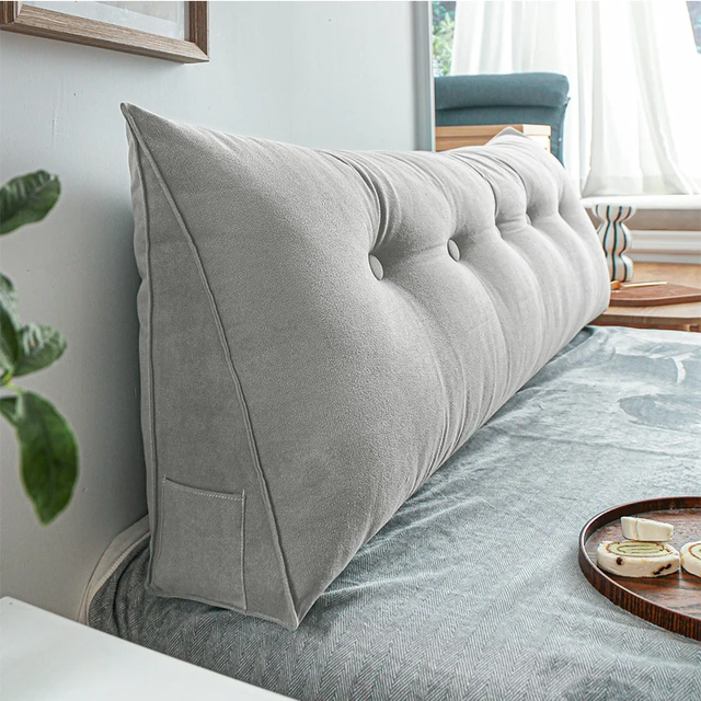 Headboard Pillow Triangle Cushion Backrest Pain Relief Sofa Waist Cushion Wedge Sleeping Pillow for Decorative Pillows for Bed - Image 21