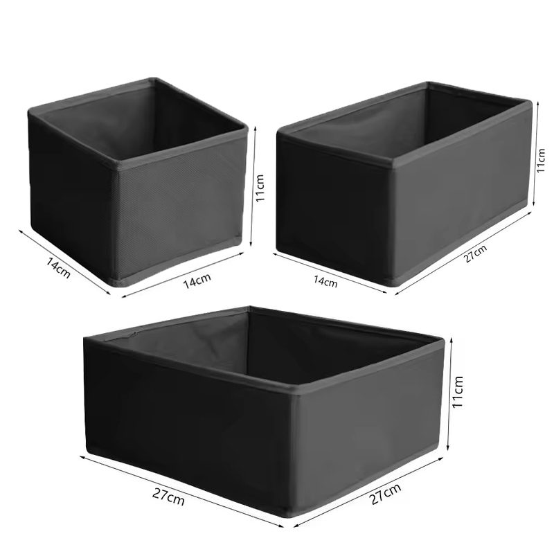 Dresser Drawer Organizers – Fabric Bins & Dividers: For Closet Storage, Clothing, Socks, Underwear - Image 4