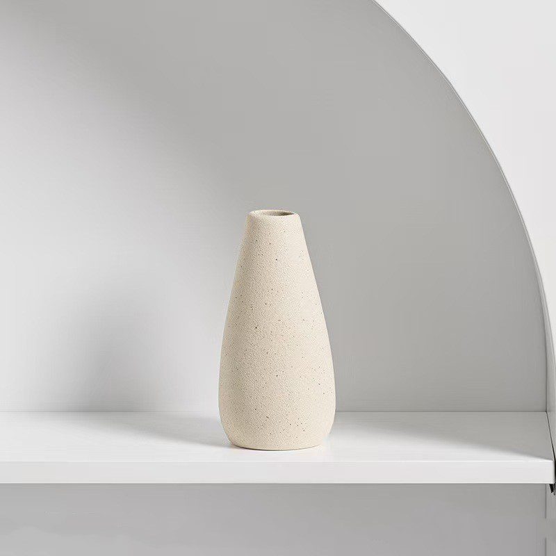Ceramic Vases Ins Minimally Creative Home Dried Flowers Simulated Flowers Mini Small Flower Utensils Office Ornaments - Image 7