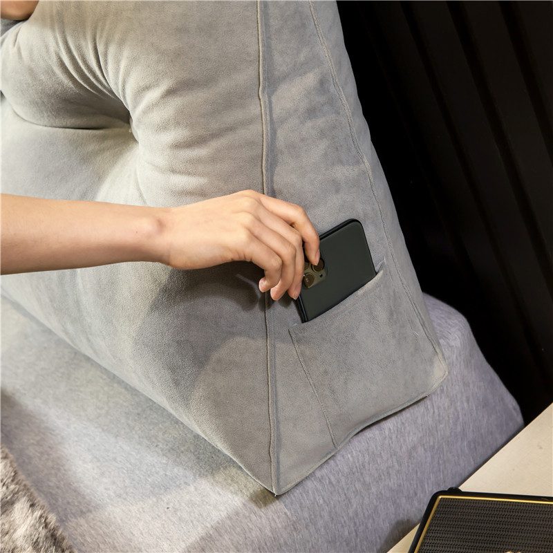 Headboard Pillow Triangle Cushion Backrest Pain Relief Sofa Waist Cushion Wedge Sleeping Pillow for Decorative Pillows for Bed - Image 5
