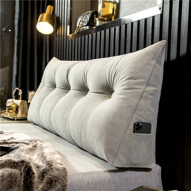 Headboard Pillow Triangle Cushion Backrest Pain Relief Sofa Waist Cushion Wedge Sleeping Pillow for Decorative Pillows for Bed - Image 7
