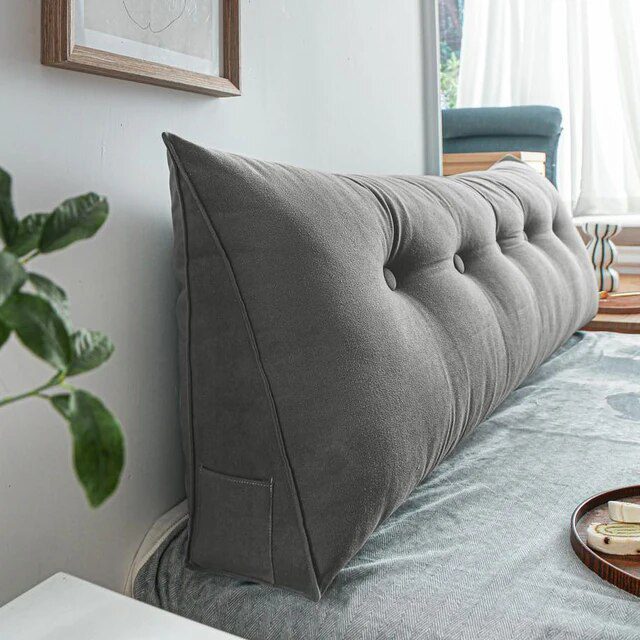 Headboard Pillow Triangle Cushion Backrest Pain Relief Sofa Waist Cushion Wedge Sleeping Pillow for Decorative Pillows for Bed - Image 20
