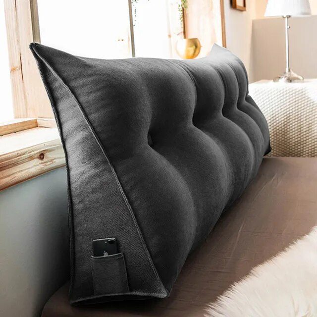 Headboard Pillow Triangle Cushion Backrest Pain Relief Sofa Waist Cushion Wedge Sleeping Pillow for Decorative Pillows for Bed - Image 23