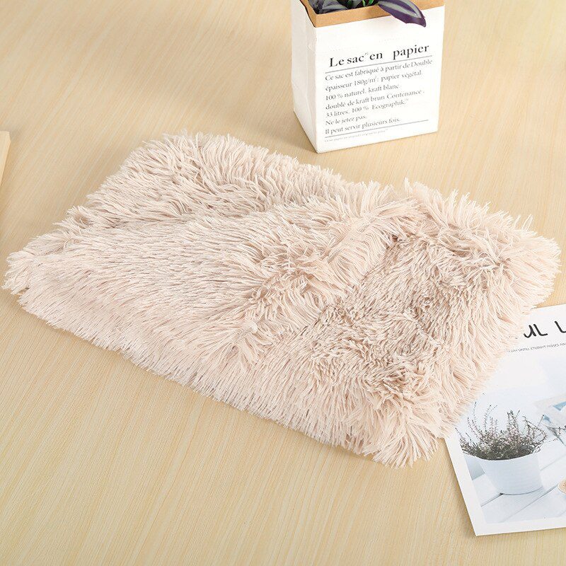 Fluffy Plush Dog Blanket Pet Sleeping Mat Cushion Mattress Extra Soft Warm Pet Throw Blankets for Small Medium Large Dogs & Cats - Image 8