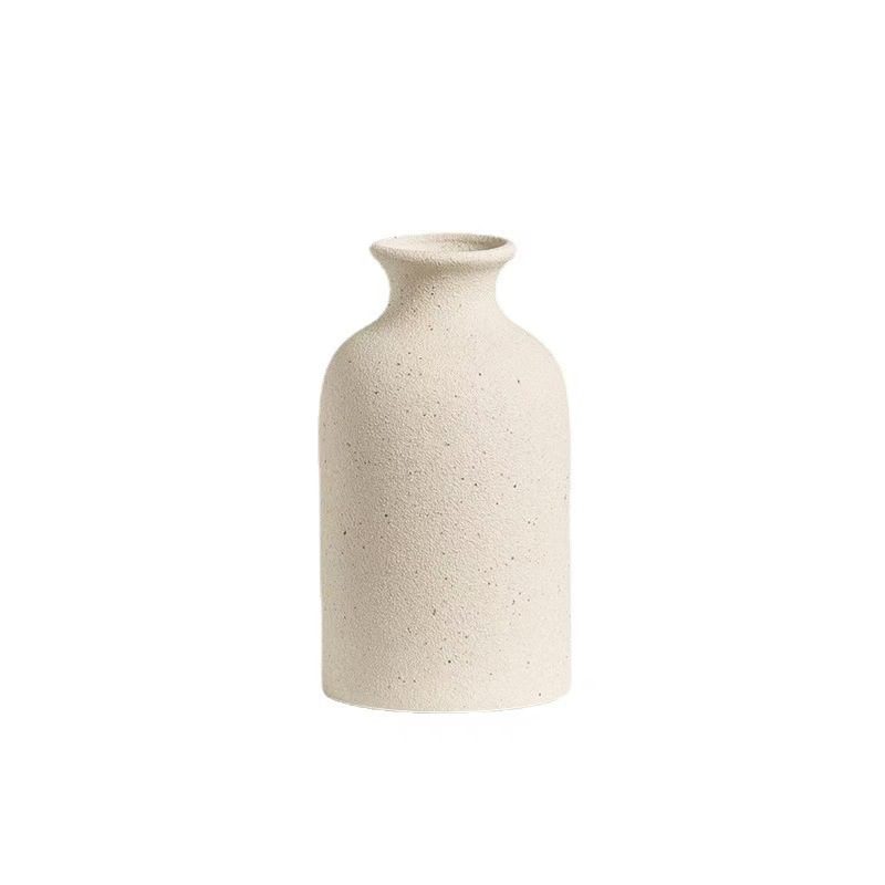 Ceramic Vases Ins Minimally Creative Home Dried Flowers Simulated Flowers Mini Small Flower Utensils Office Ornaments - Image 5
