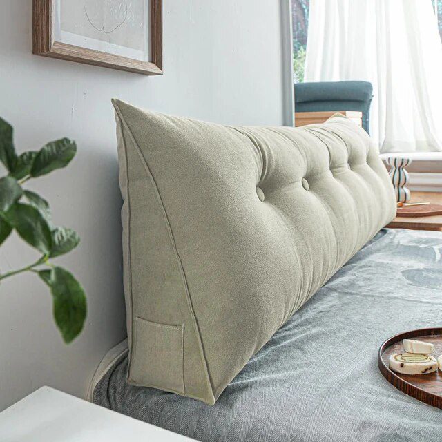 Headboard Pillow Triangle Cushion Backrest Pain Relief Sofa Waist Cushion Wedge Sleeping Pillow for Decorative Pillows for Bed - Image 33